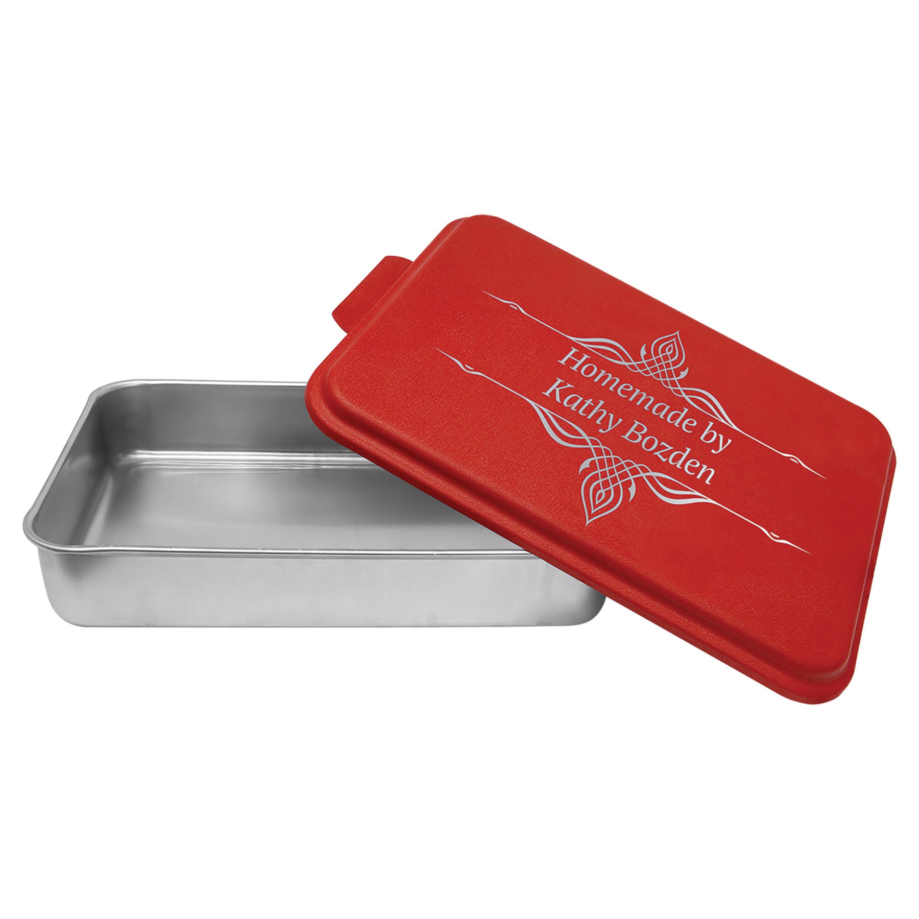 9x13 Aluminum Cake Pan with Powder Coated Lid