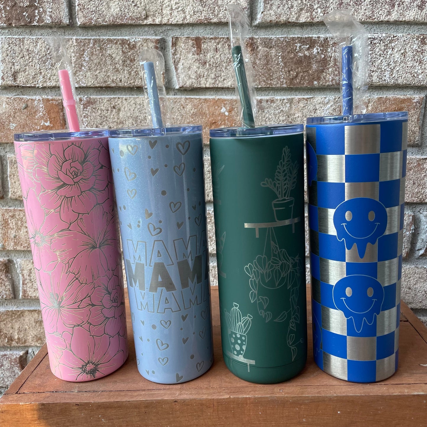 FLUENT FRENCH TUMBLER W/ STEEL STRAW – Kitson LA