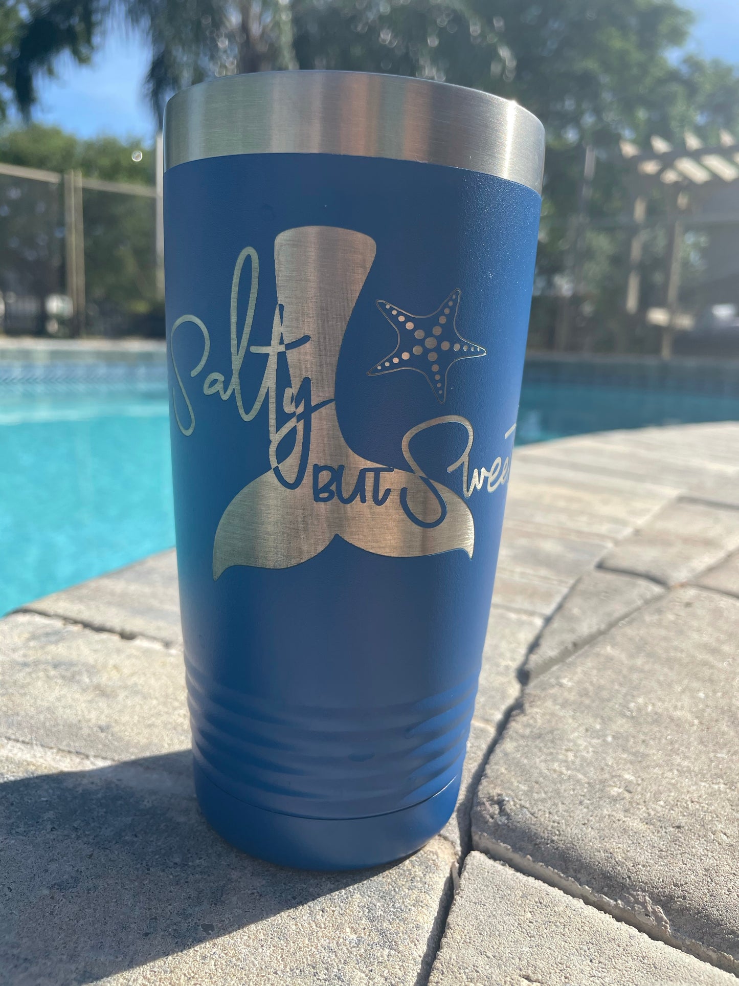 Salty but Sweet Mermaid 20 oz Tumbler