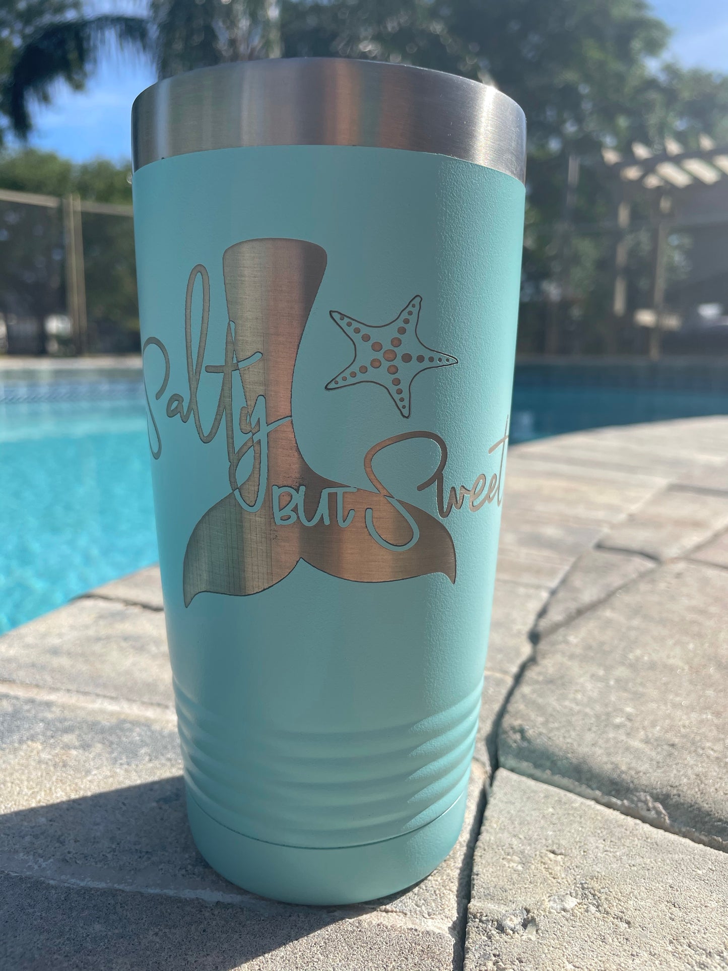 Salty but Sweet Mermaid 20 oz Tumbler