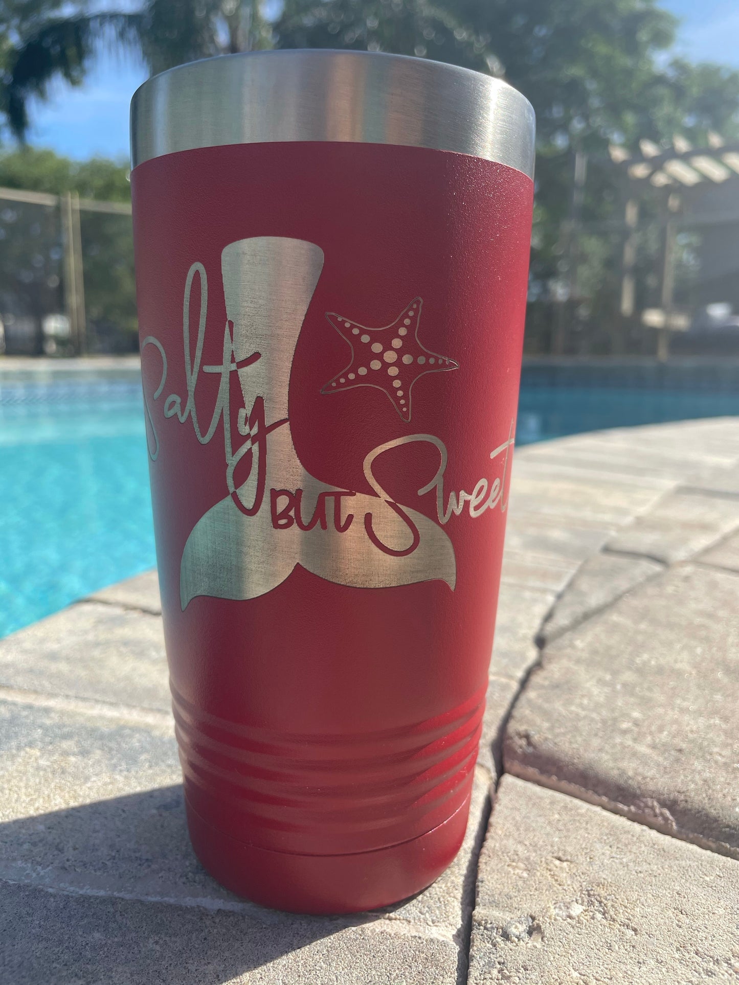 Salty but Sweet Mermaid 20 oz Tumbler